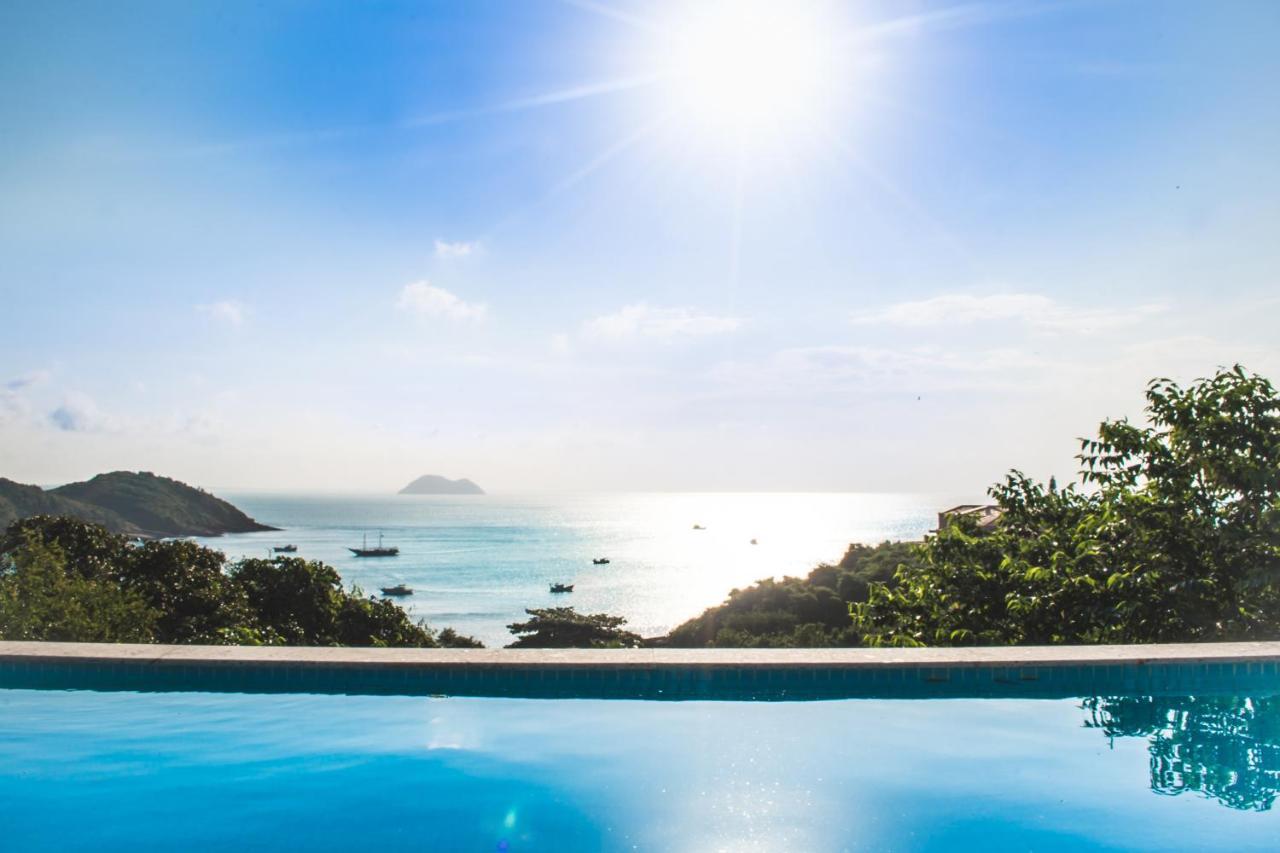 Pousada Praia Joao Fernandes Armacao dos Buzios Exterior photo View from the pool at the Villa