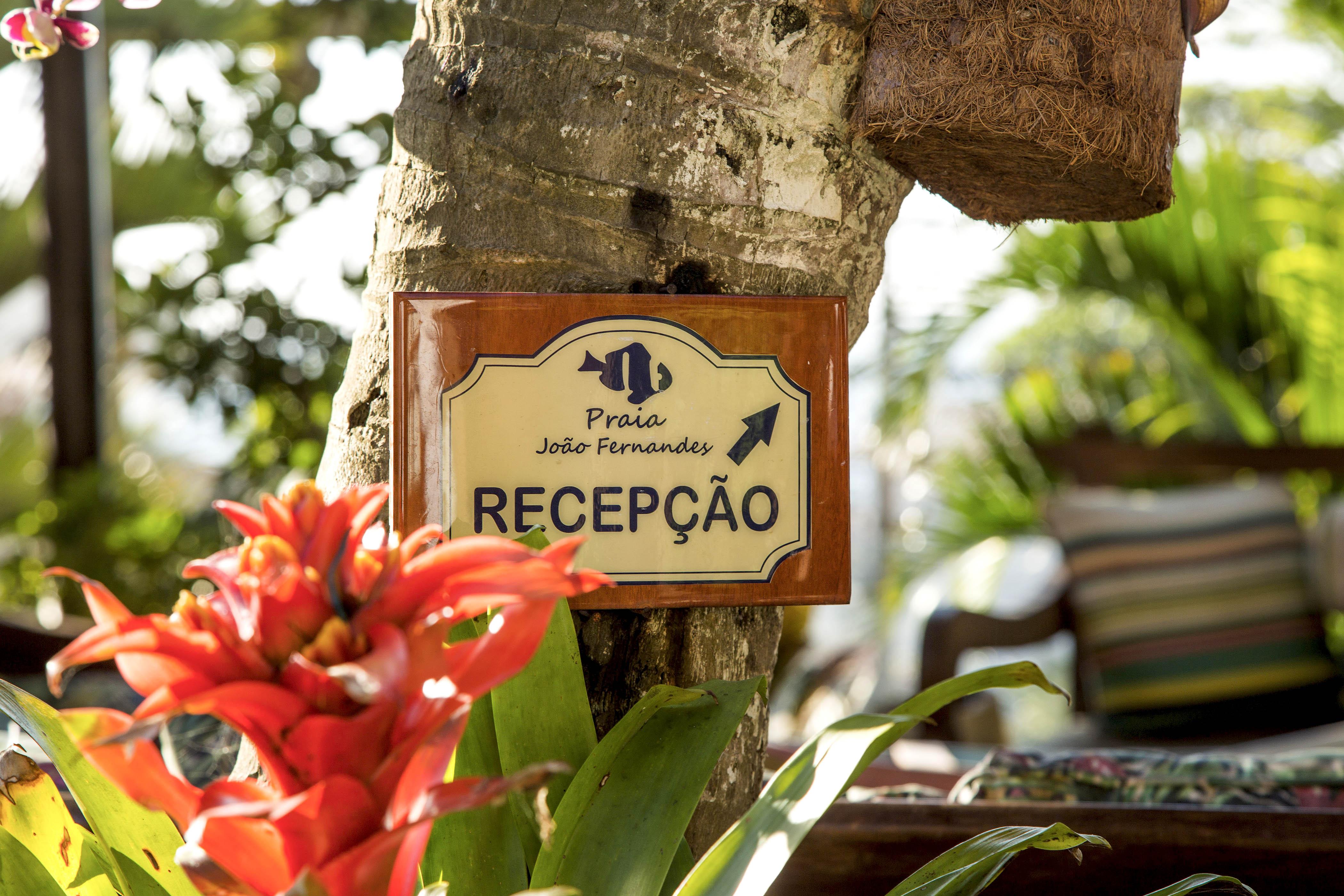 Pousada Praia Joao Fernandes Armacao dos Buzios Exterior photo Reception sign at Pousada do Rio Quente
