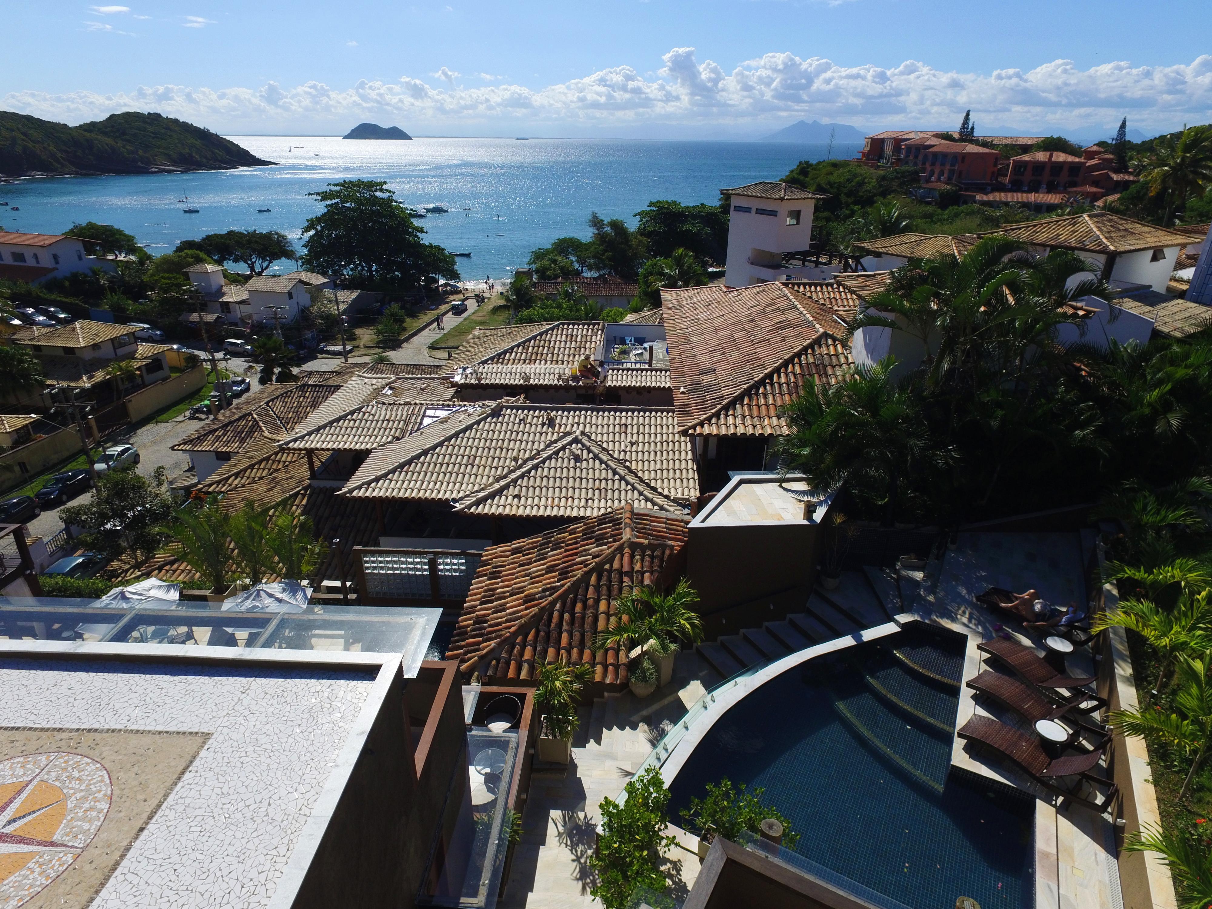 Pousada Praia Joao Fernandes Armacao dos Buzios Exterior photo View of the bay from the hotel