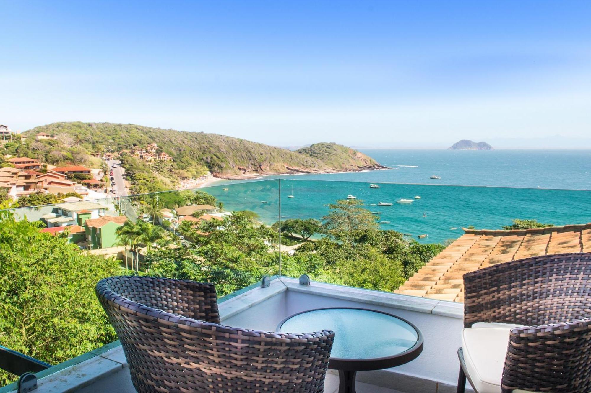 Pousada Praia Joao Fernandes Armacao dos Buzios Exterior photo View of the bay from the hotel